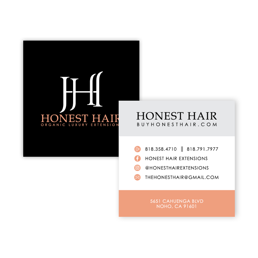 Honest Hair | Business Card