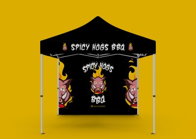 Spicy Hogs BBQ Event Tent