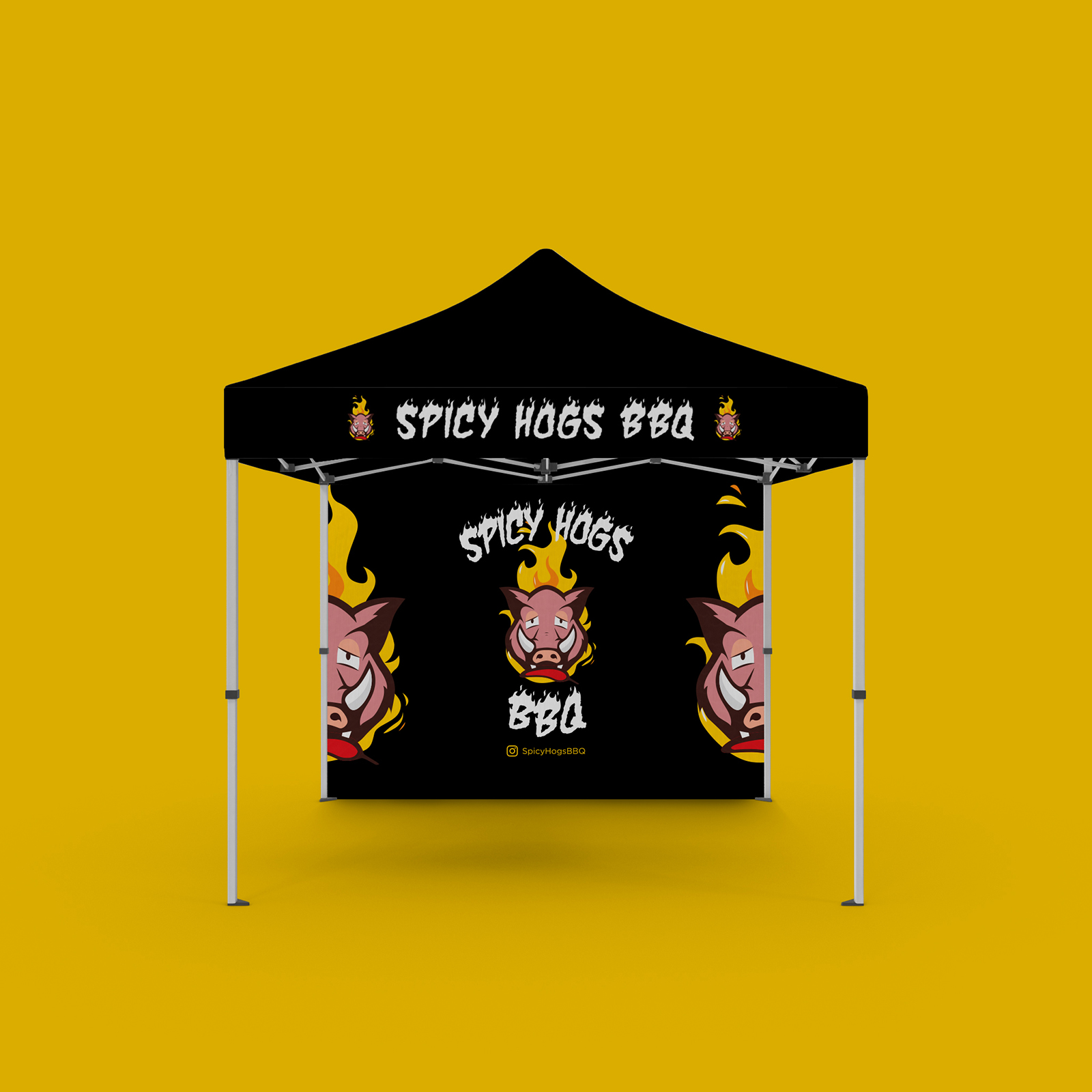 Spicy Hogs BBQ Event Tent