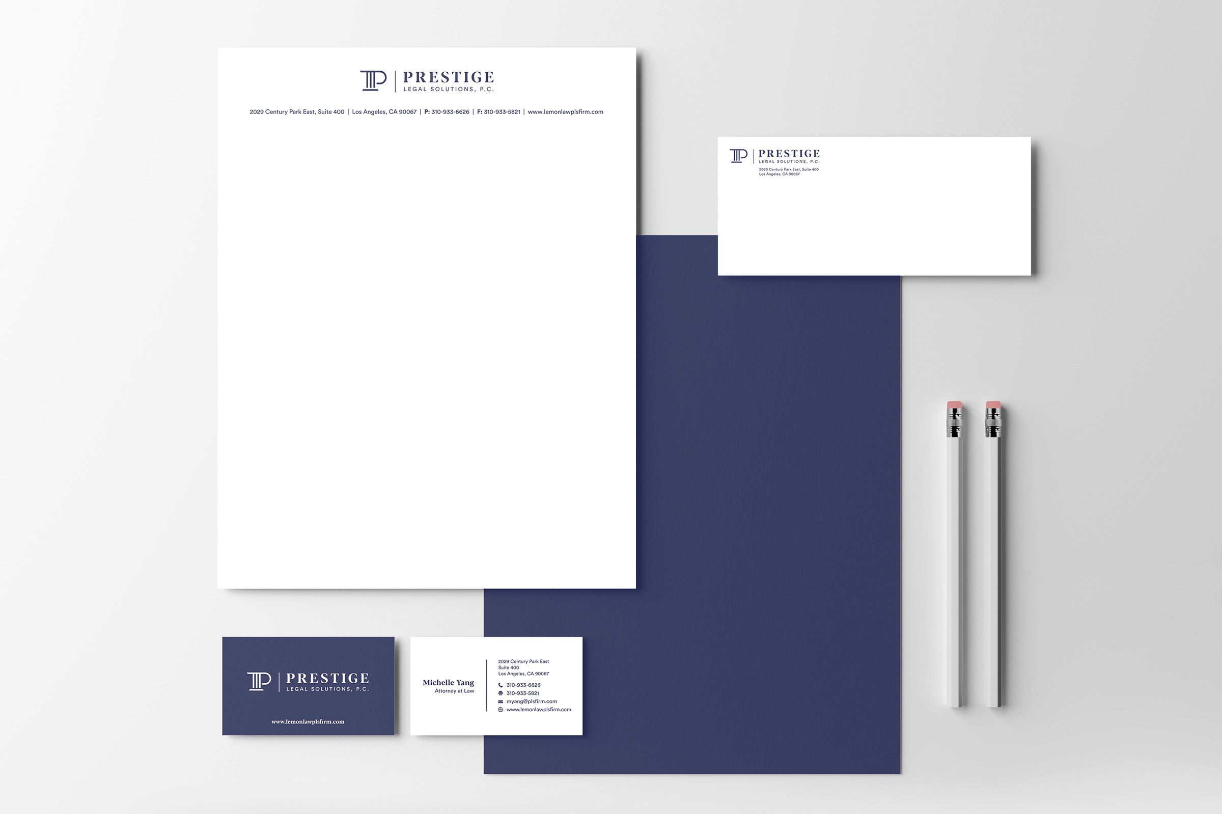 Prestige Legal Solutions Stationery