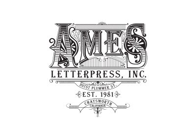 Ames Letterpress Logo