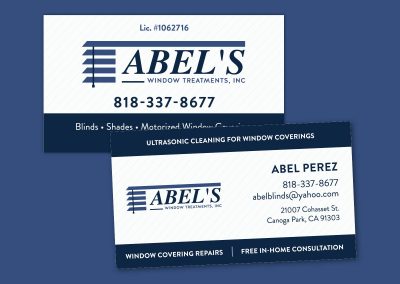 Abel's Windows Business Card
