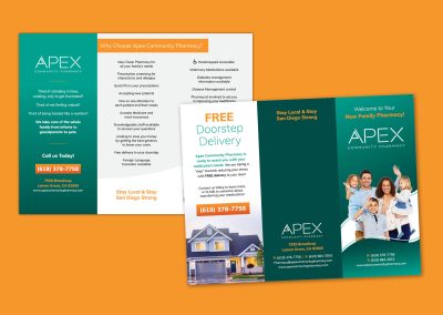 Apex Pharmacy Tri-Fold Brochure