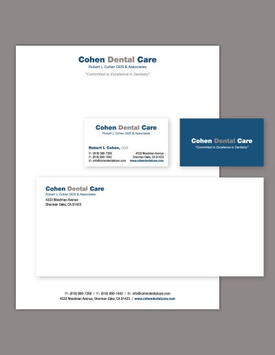 Cohen Dental Care Stationery