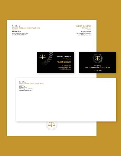 Law Offices of Evelin Zarrabi Stationery