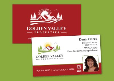 Golden Valley Properties Business Card