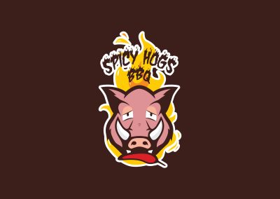 Spicy Hogs BBQ Logo