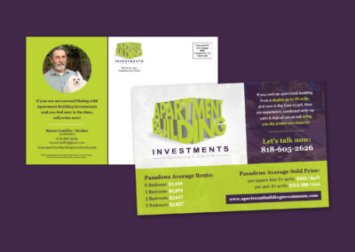 Apartment Building Investments Postcard