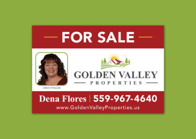 Golden Valley Properties Yard Sign