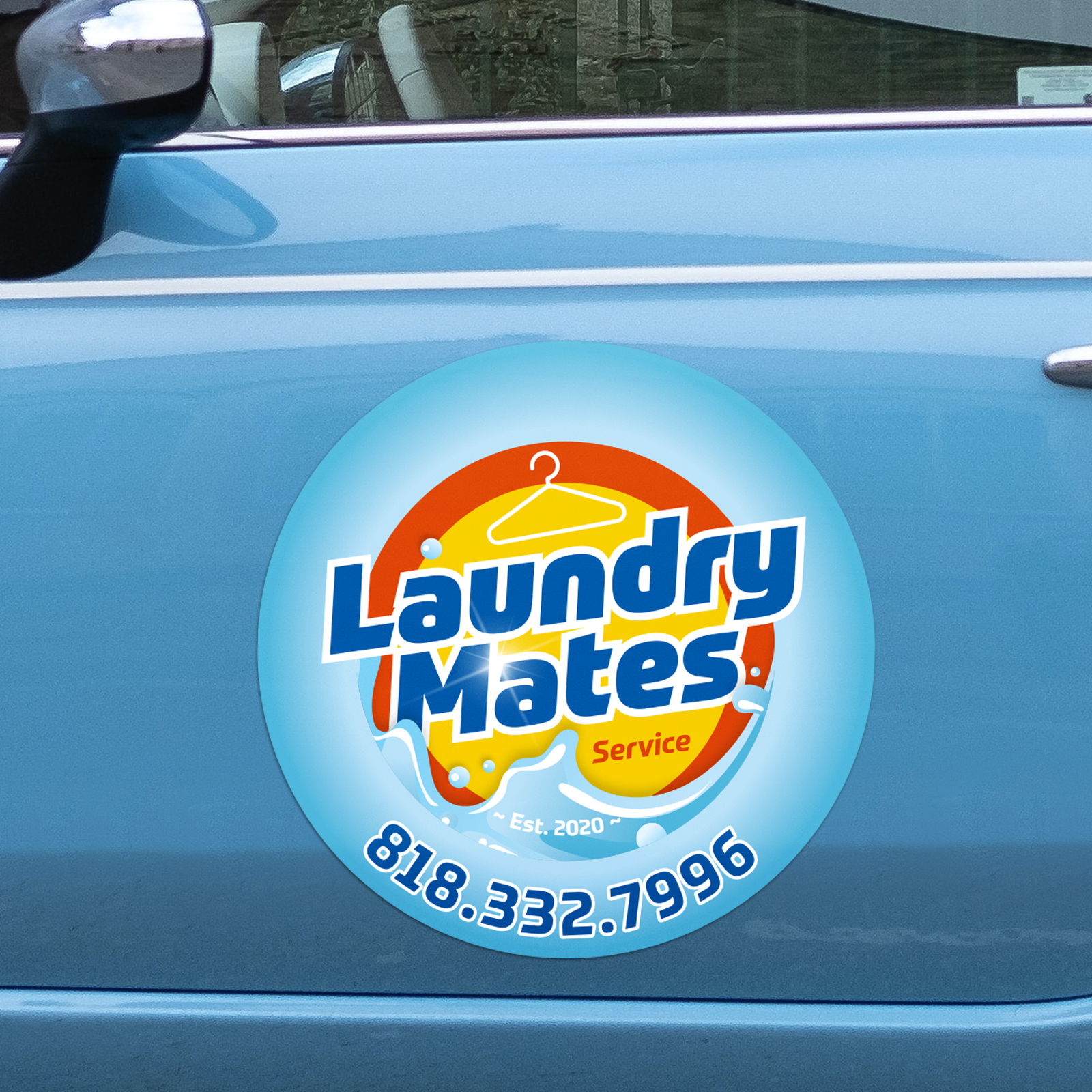 Laundry Mates Car Magnet